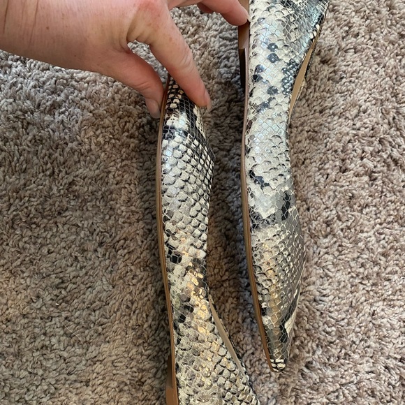 Snakeskin flats - Picture 2 of 6